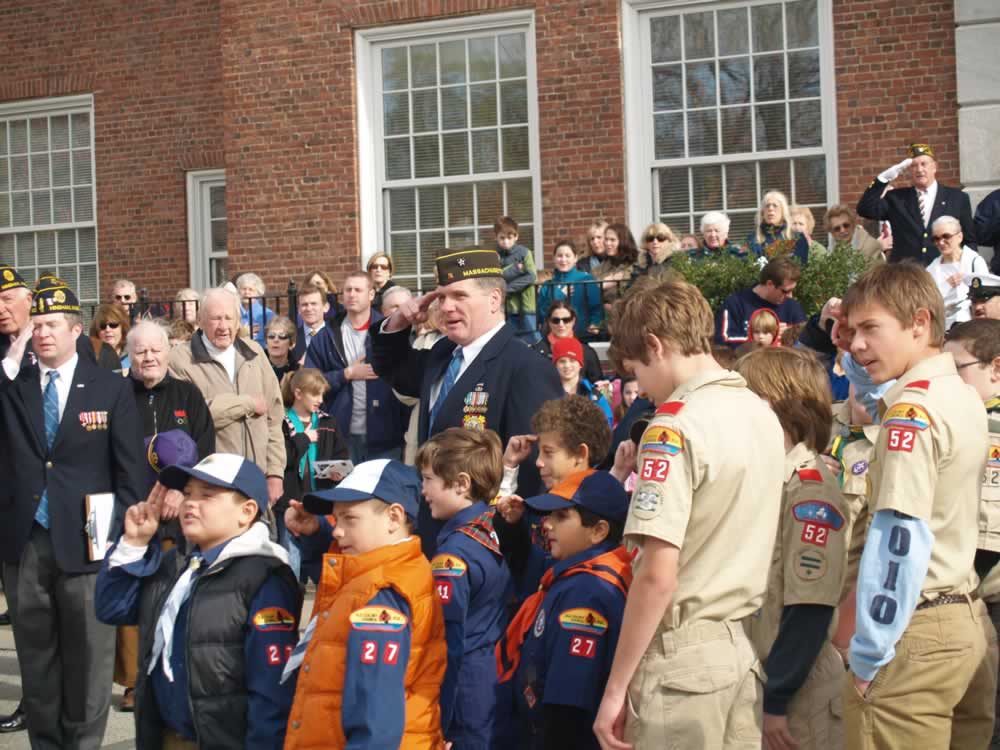 Cub Scouts, Boy Scouts and Veterans